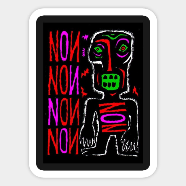 NON LOGO5 Sticker by N0NProduction